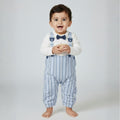 Blue Teddy Romper
