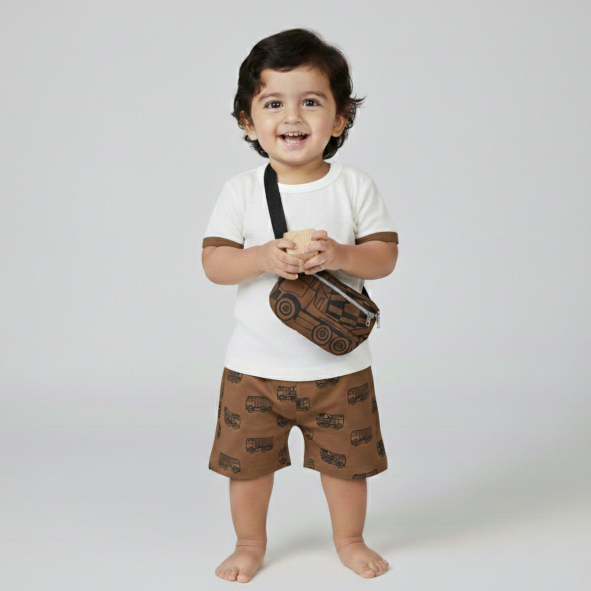 Brown Truck Bag Coord Set
