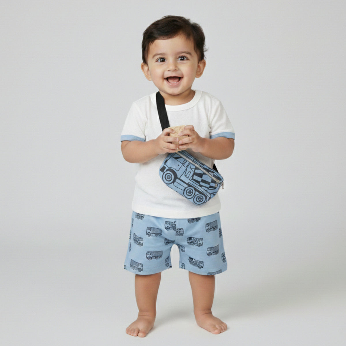 Blue Truck Bag Coord Set