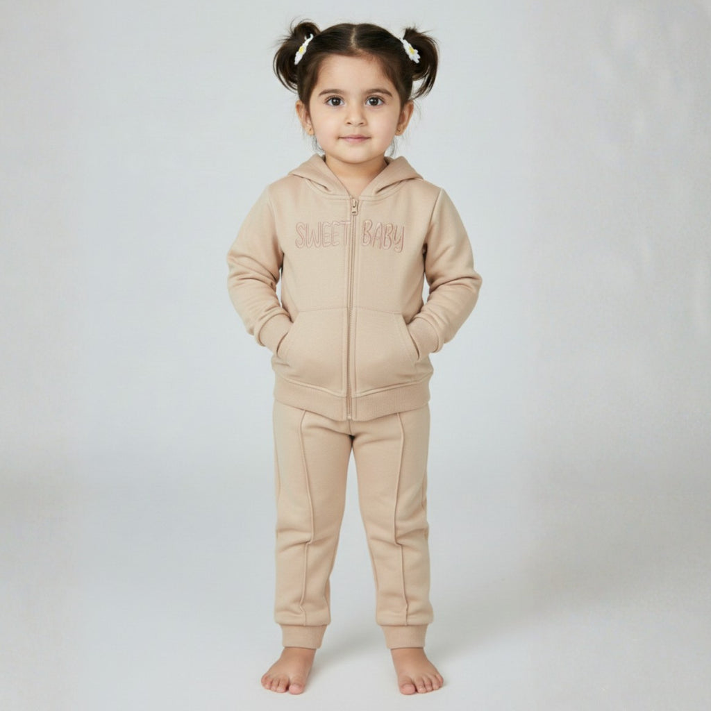 Brown Hoodie Coord Set