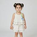 Flowy Beige Skort Set